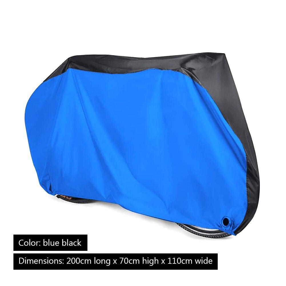 Waterproof Rain Bike Cover protecting a bicycle from rain and UV rays, showcasing its durable and dustproof design.