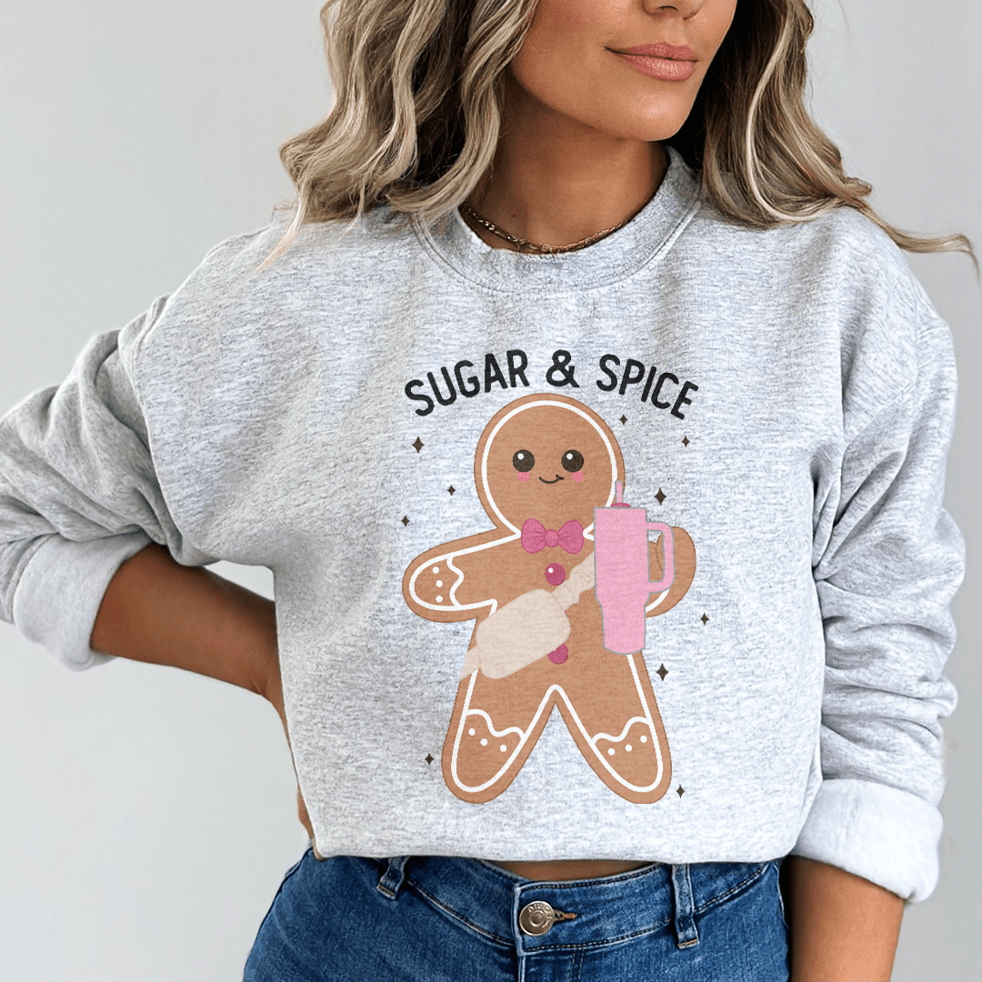 Sugar & Spice sweats featuring unique designs by top artists, made from cozy cotton/poly fleece blend.