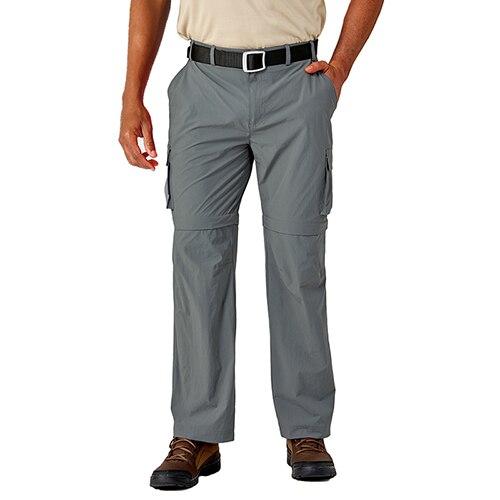 Men's summer convertible pants in various colors, showcasing lightweight and quick-dry fabric, ideal for outdoor activities.