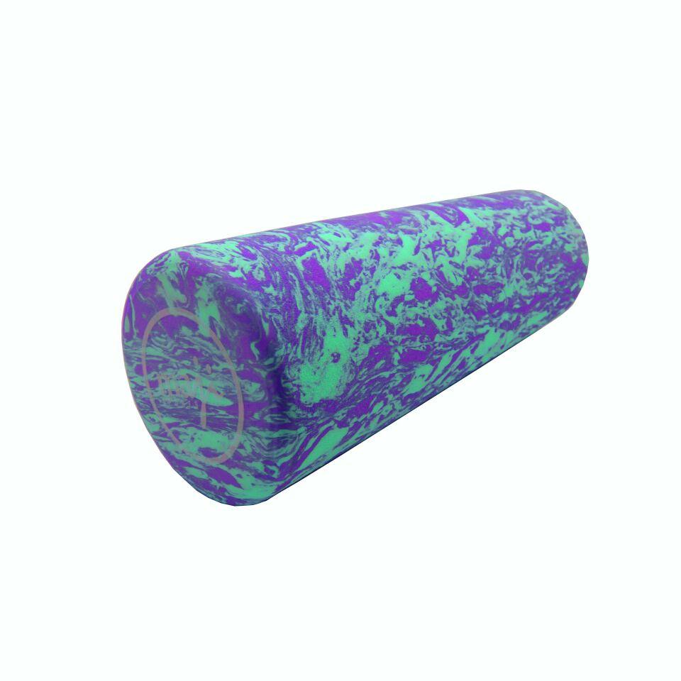 TAFFY EVA Smooth Foam Roller in a vibrant color, designed for muscle recovery and self-myofascial release, showcasing its smooth surface and durable construction.