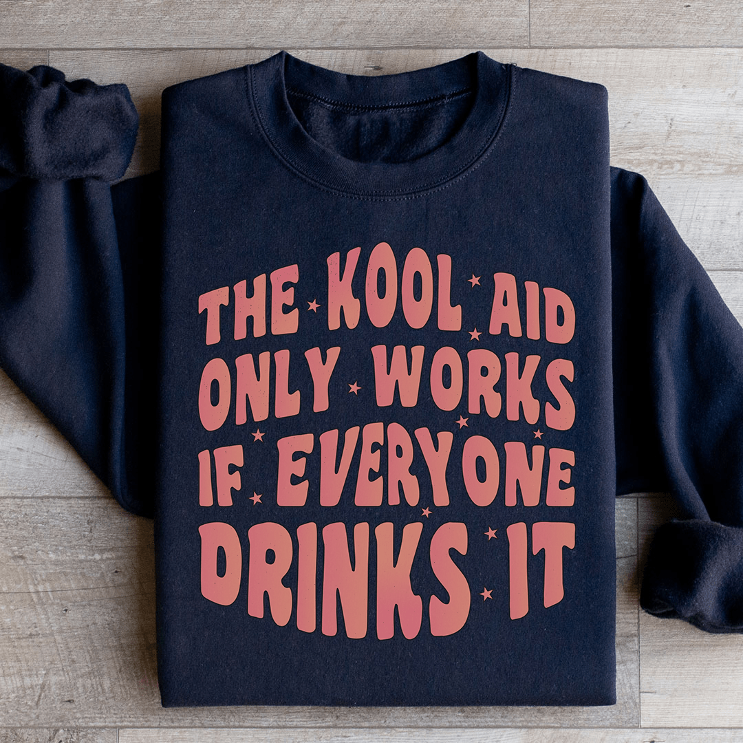 The Kool Aid Only Works sweats featuring a cozy fleece lining and adjustable cuffs, designed by top artists.