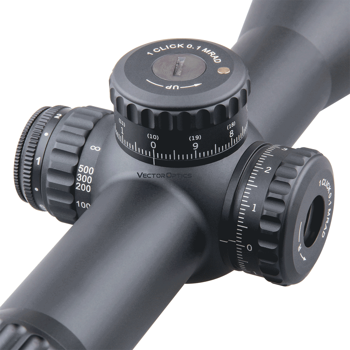 Vector Optics Continental 4-24x56 HD 34mm FFP Hunting Riflescope with tactical design and clear optics.