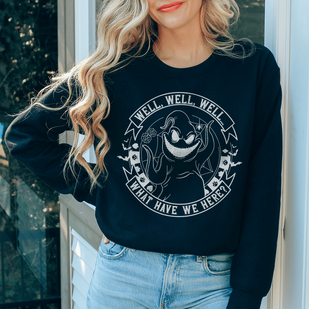 A cozy cotton/poly fleece sweatshirt designed by top artists, featuring adjustable banded cuffs and a unique artistic print.