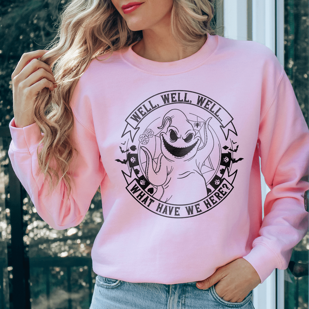 A cozy cotton/poly fleece sweatshirt designed by top artists, featuring adjustable banded cuffs and a unique artistic print.