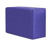 A pair of 4-inch Yoga Foam Blocks with beveled edges, made from sturdy, scratch-resistant foam, ideal for enhancing yoga practice.