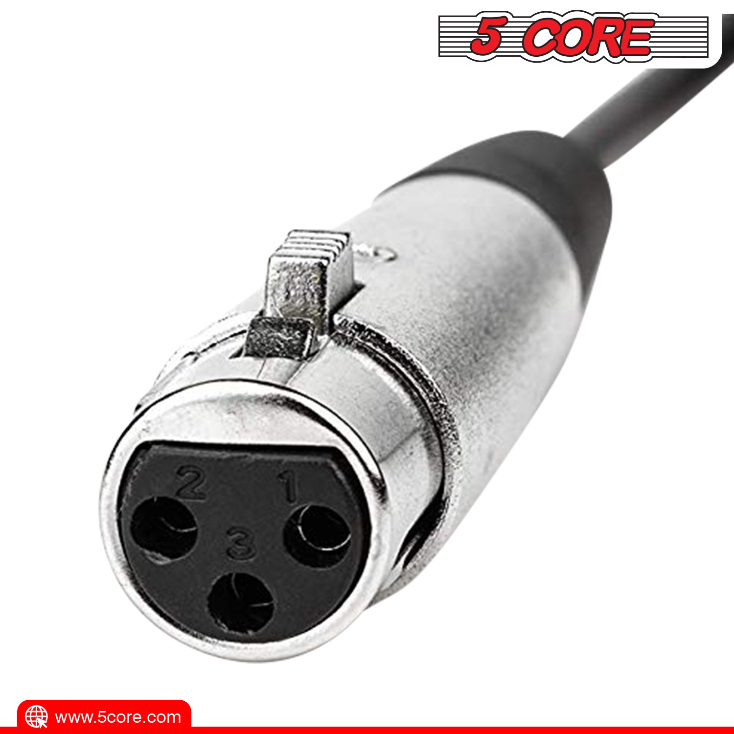 A pack of 20 XLR male and female microphone connectors, showcasing durable zinc alloy construction and 3-pin design for high-quality audio connections.