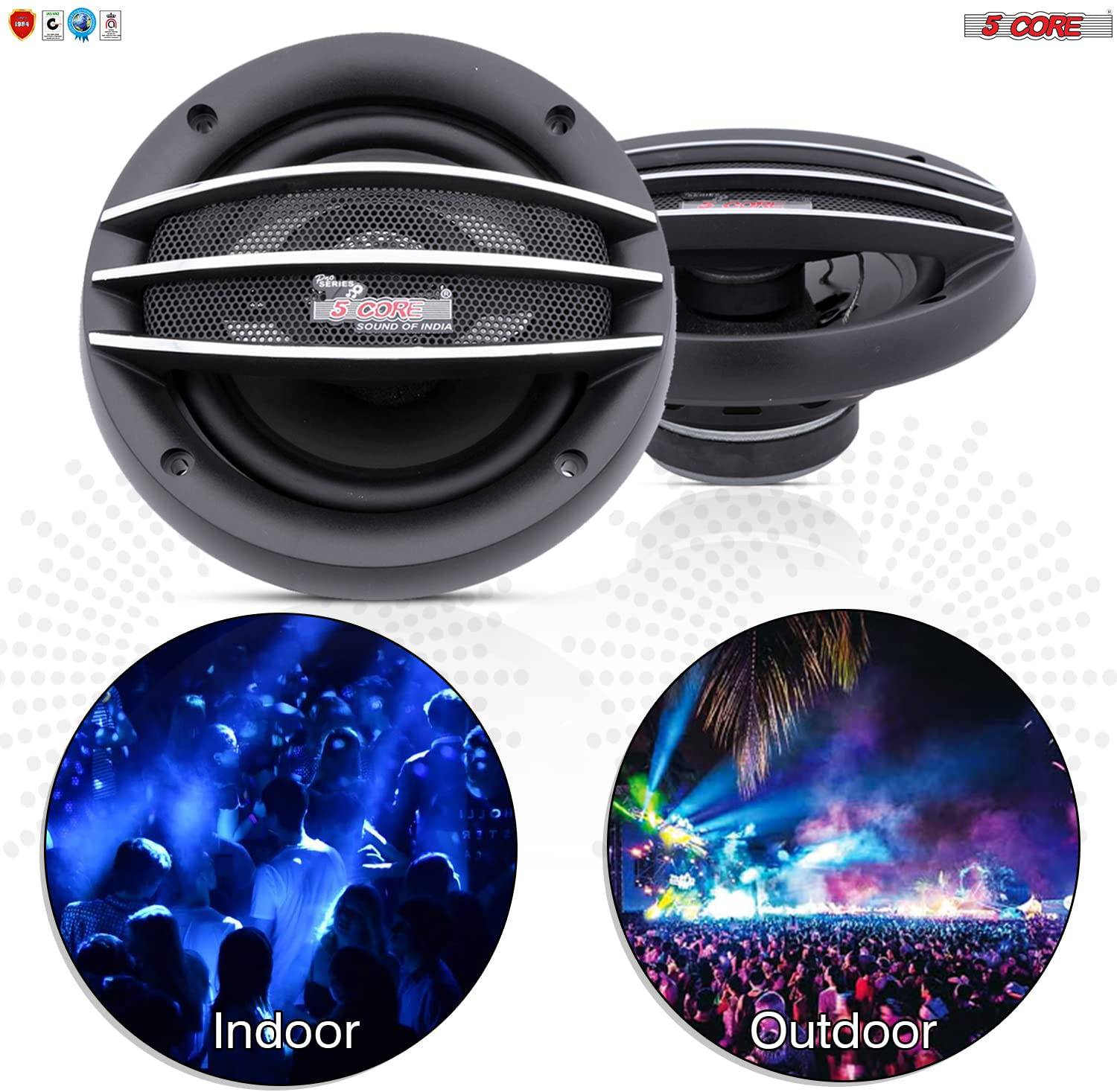 5 Core 5 Inch Car Speaker showcasing its sleek design and durable construction, perfect for enhancing car audio systems.