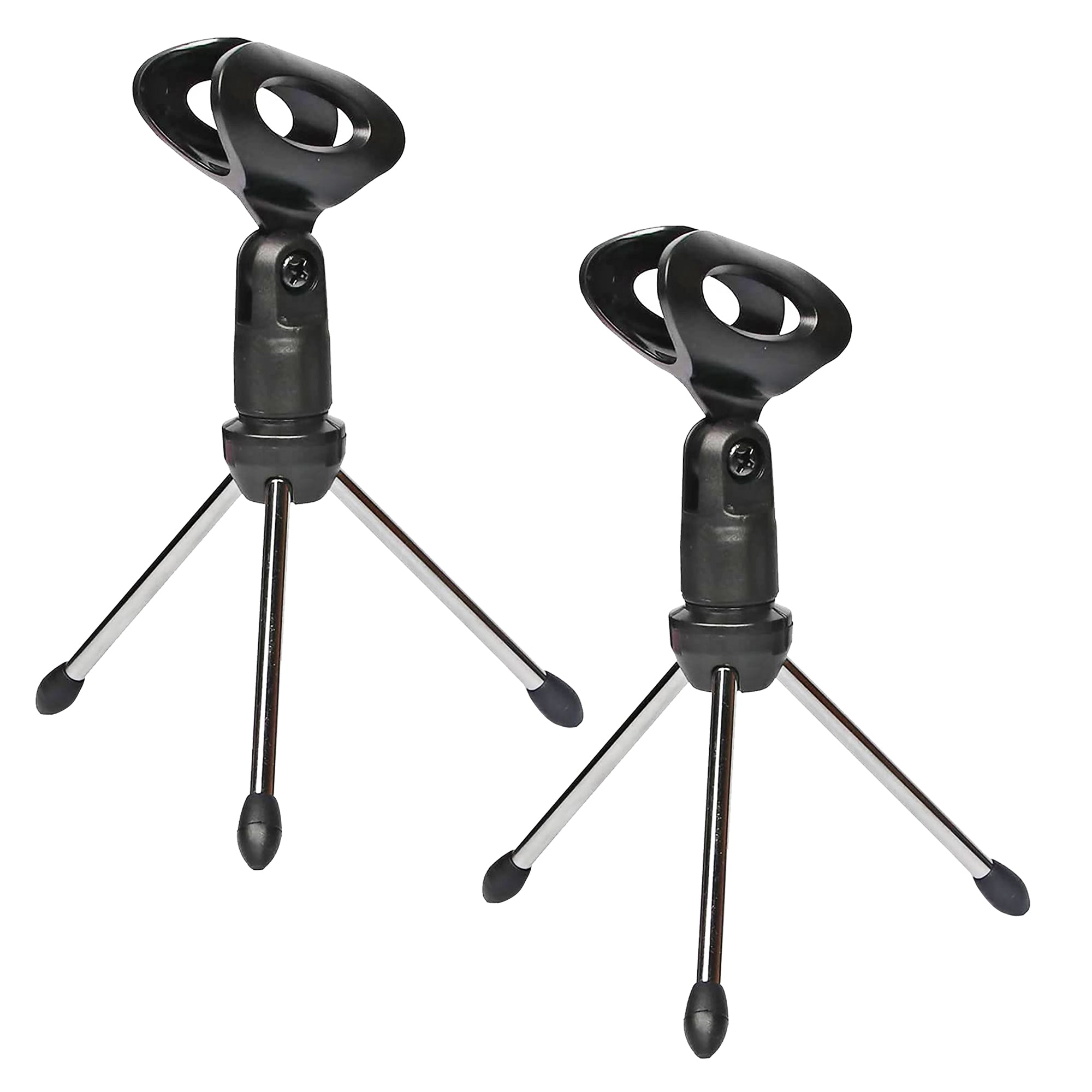 5 Core Desk Mic Stand with adjustable angle and tripod base, perfect for recording and streaming.