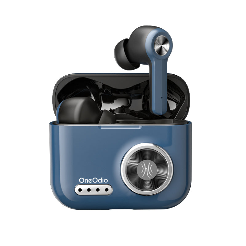 Bluetooth Headset Wireless In-ear Noise Cancelling in various colors including Moon White, Mint Green, Sky Blue, Dark Night Black, and Titanium Empty Gray.