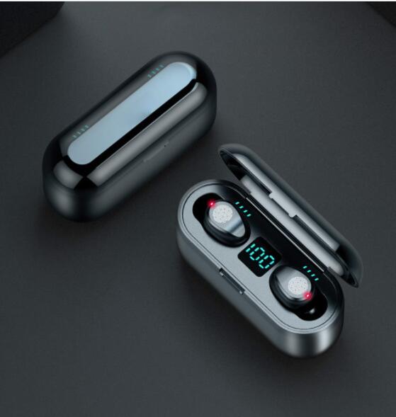 Digital Display Power Wireless Bluetooth Headset showcasing sleek design and advanced features.