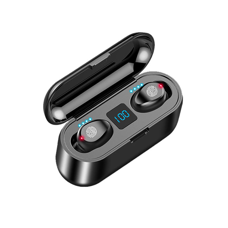 Digital Display Power Wireless Bluetooth Headset showcasing sleek design and advanced features.