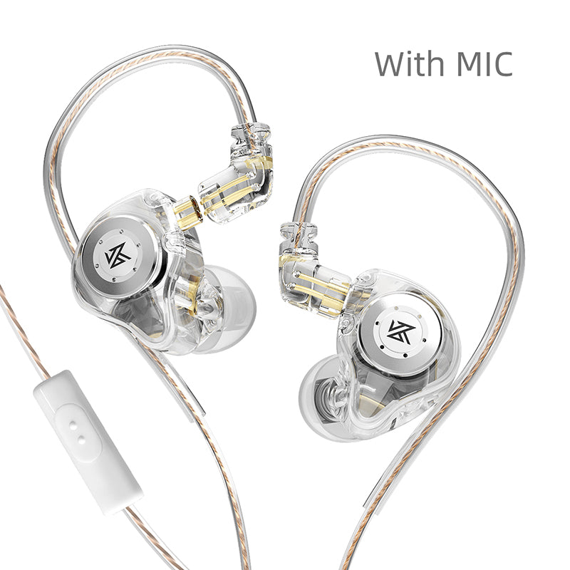 Dynamic HiFi Headphones with Wheat Wire Control, featuring in-ear design and L-bend plug for enhanced durability and comfort.