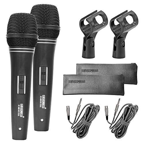 Dynamic Mic XLR Audio Cardiod Vocal Karaoke Singing ND 235X, featuring a robust design and high-quality mesh head for superior sound capture.