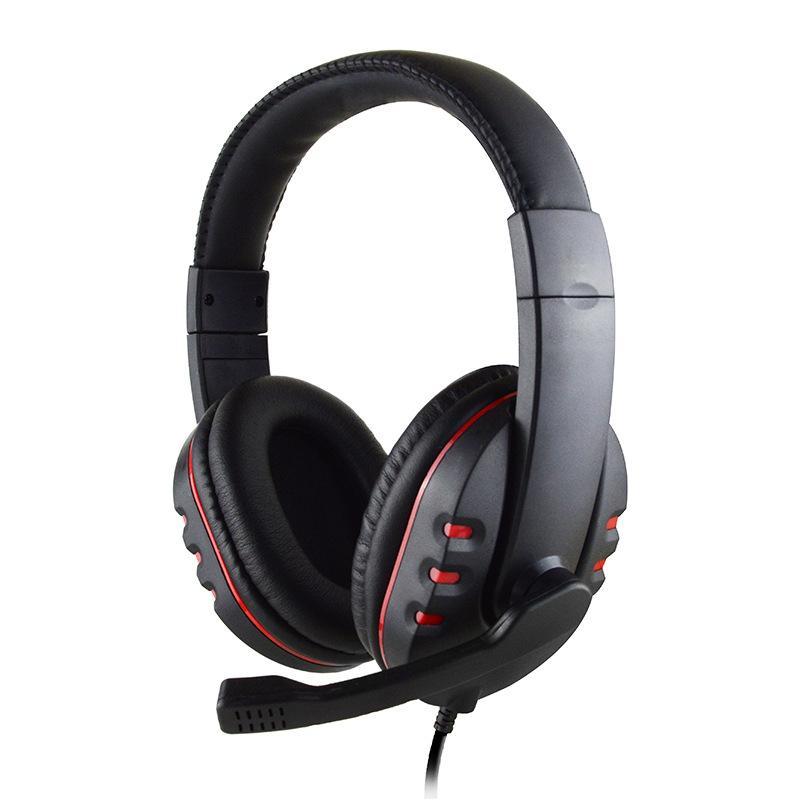 High Quality Head-mounted Luxury Large Headphones in white, featuring a comfortable design and built-in microphone for superior audio experience.