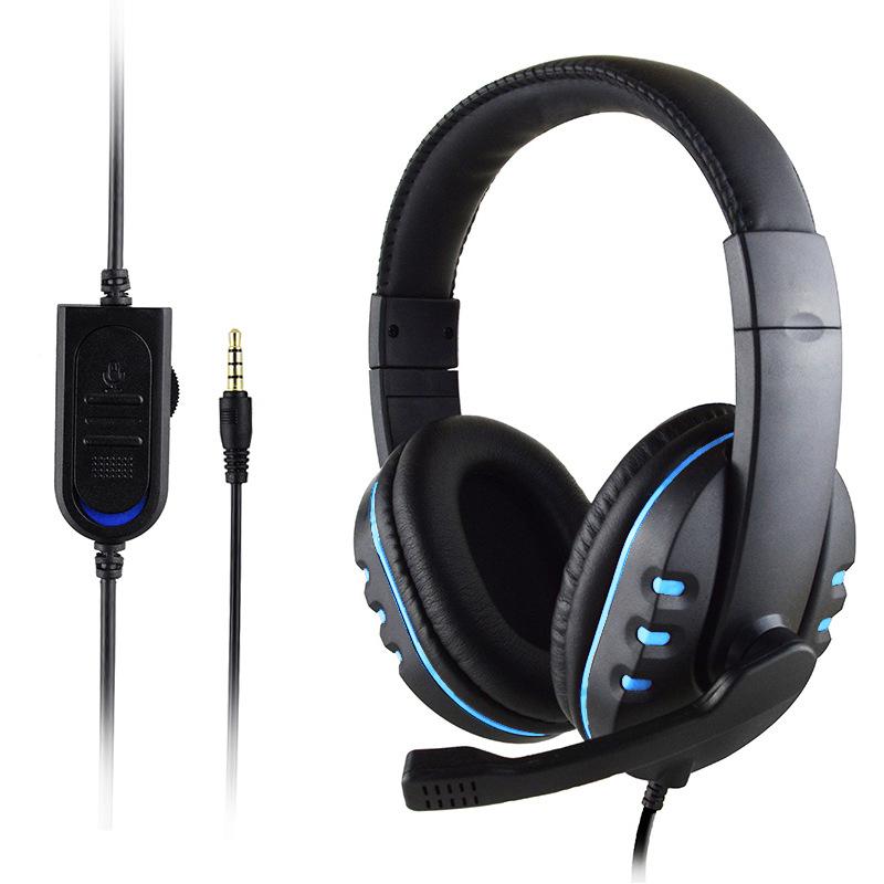 High Quality Head-mounted Luxury Large Headphones in white, featuring a comfortable design and built-in microphone for superior audio experience.