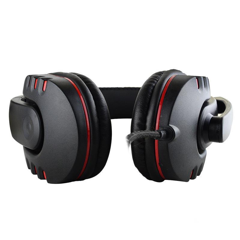 High Quality Head-mounted Luxury Large Headphones in white, featuring a comfortable design and built-in microphone for superior audio experience.