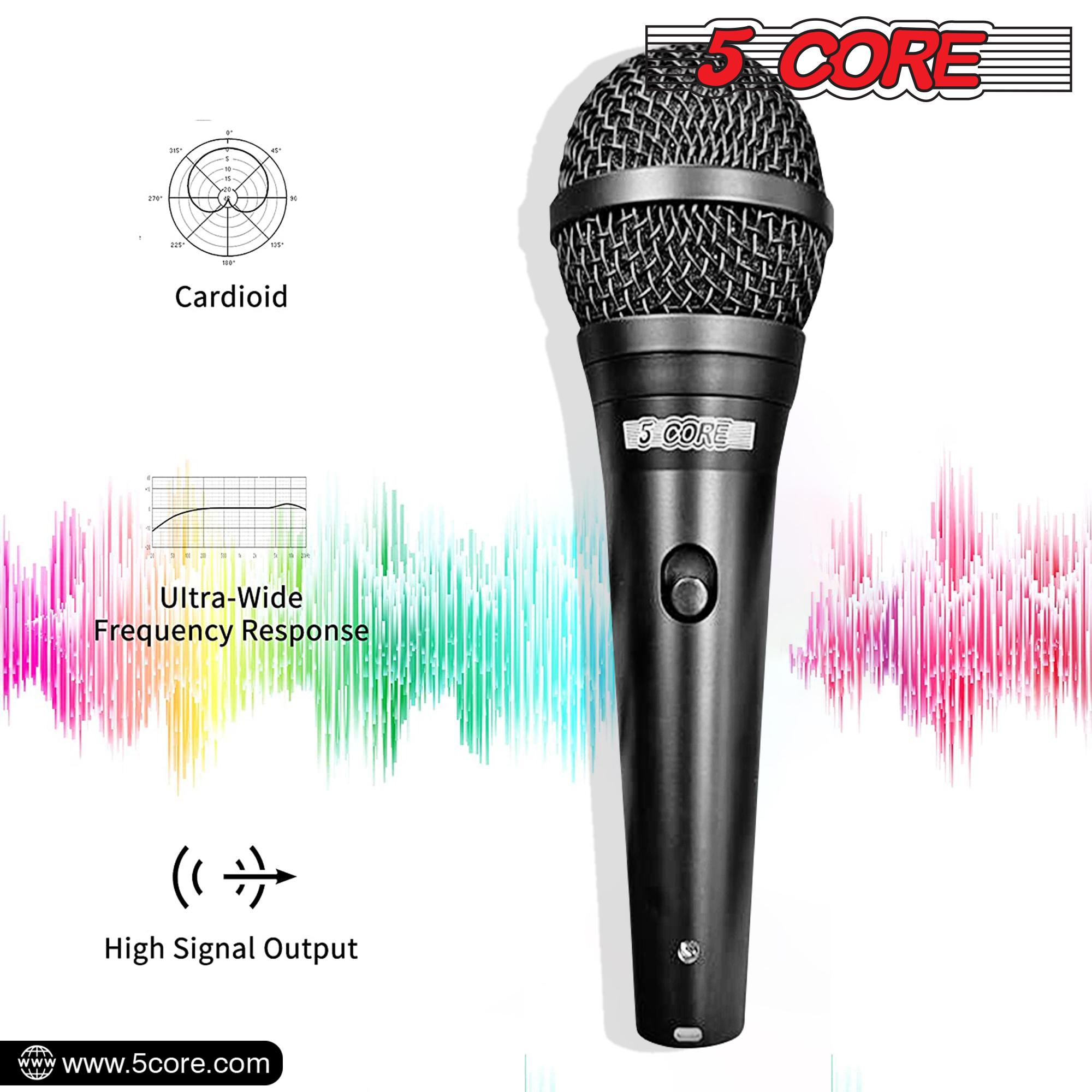 Karaoke Delights MUS MH+ND58BLK, a 2-in-1 music stand and dynamic microphone, showcasing its adjustable features and sturdy design.