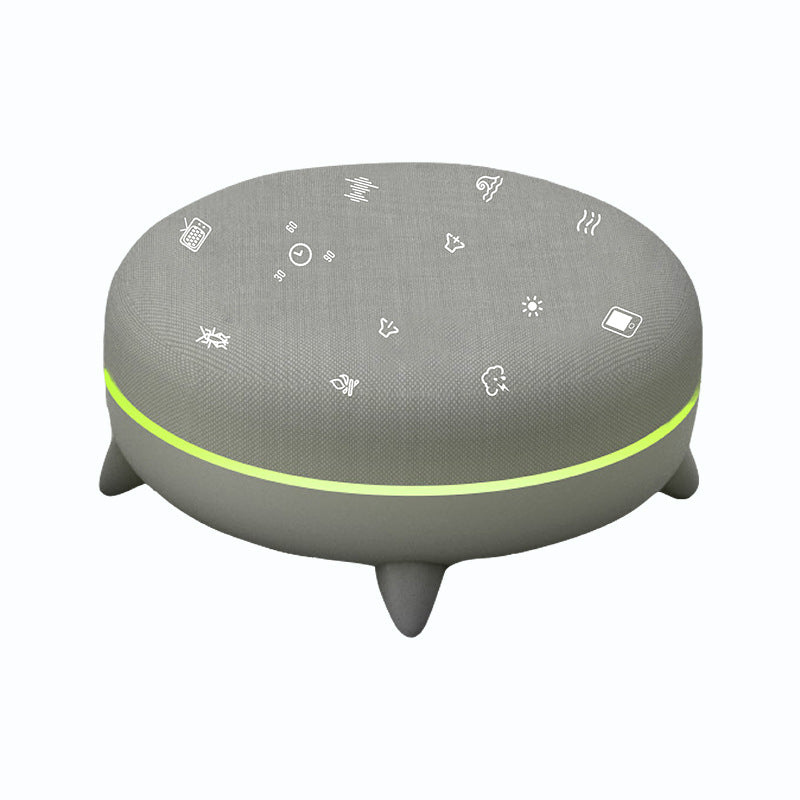 Multi Sleep Sound RGB Lights Bluetooth Speaker with adjustable RGB lights and a sleek fabric surface, designed for relaxation and soothing sounds.