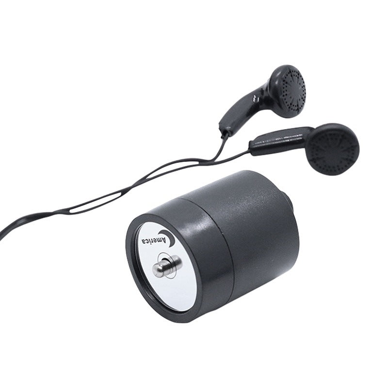 Wall Sound Amplifier with Pipe Leak Detector, compact design with headphones for clear sound detection.