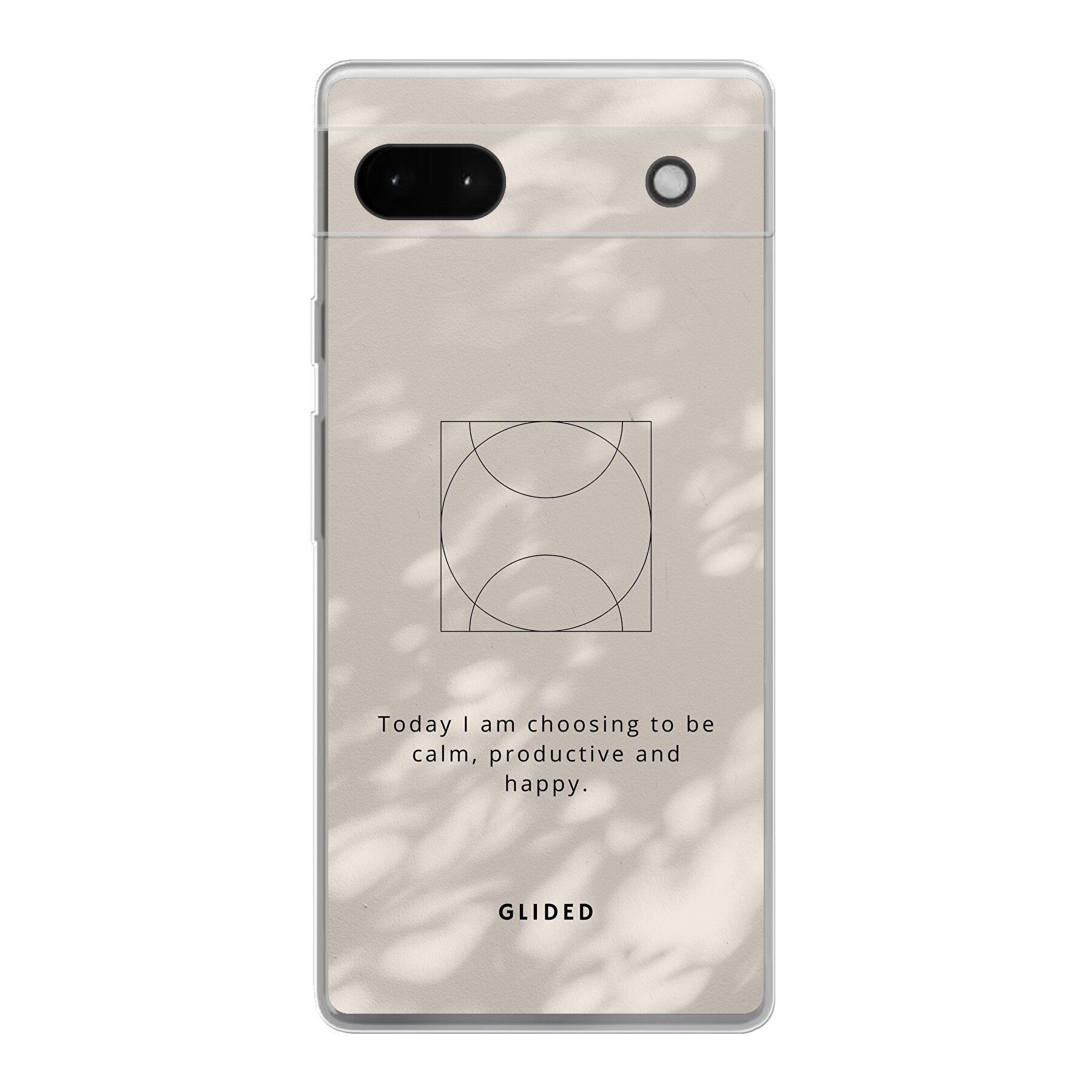 Affirmation Handyhülle für Google Pixel 6a mit inspirierendem Spruch auf ästhetischem Hintergrund, idealer Schutz und stilvolles Design.