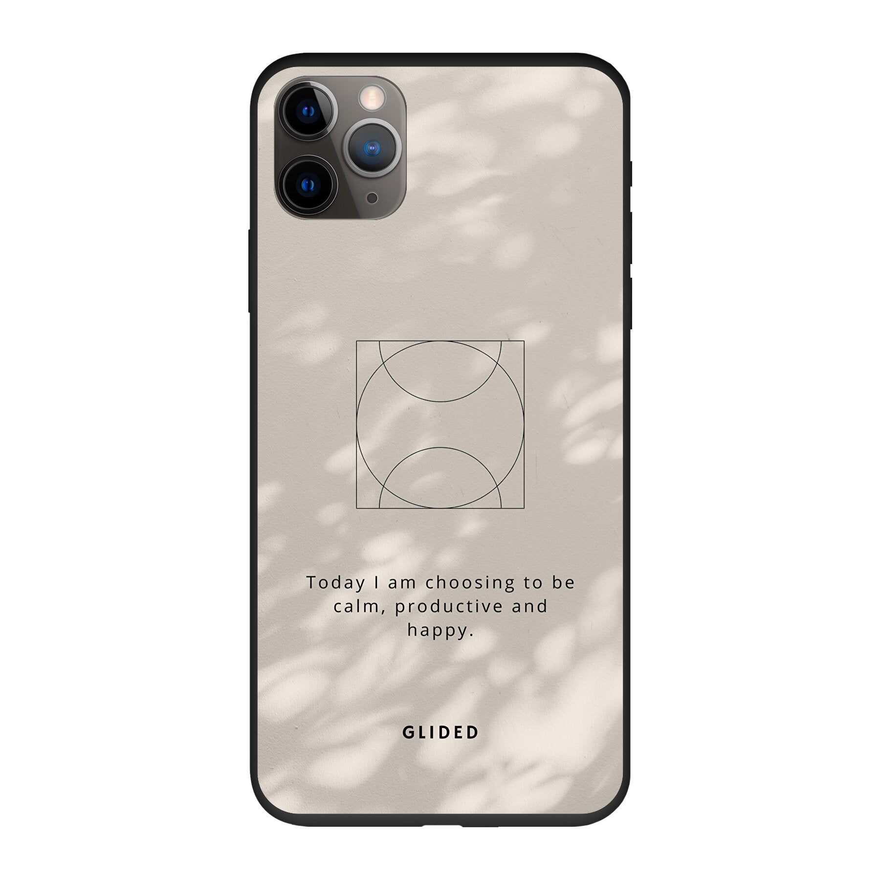 Affirmation iPhone 11 Pro Handyhülle mit inspirierendem Spruch auf ästhetischem Hintergrund, idealer Schutz und stilvolles Design.