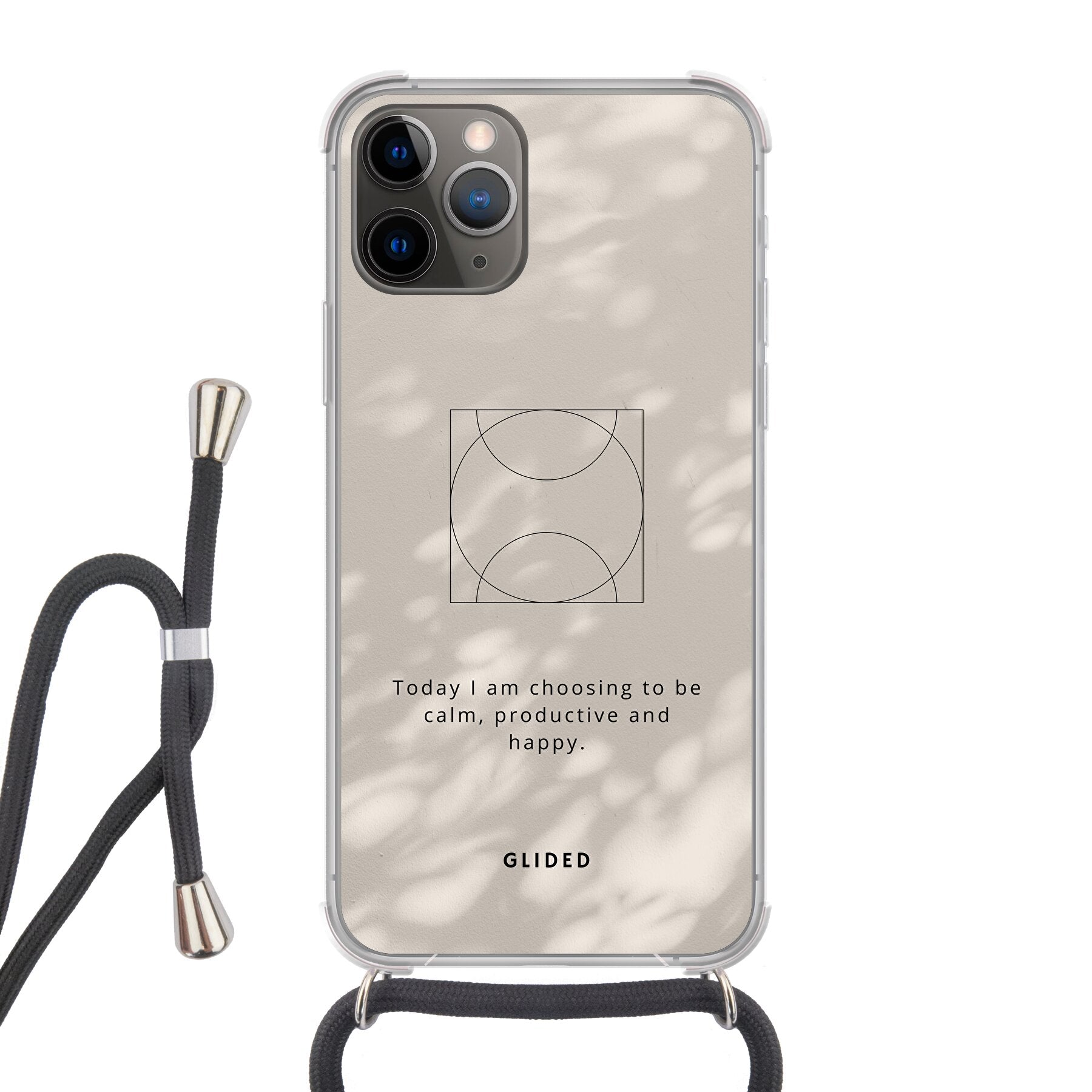 Affirmation iPhone 11 Pro Handyhülle mit inspirierendem Spruch auf ästhetischem Hintergrund, idealer Schutz und stilvolles Design.