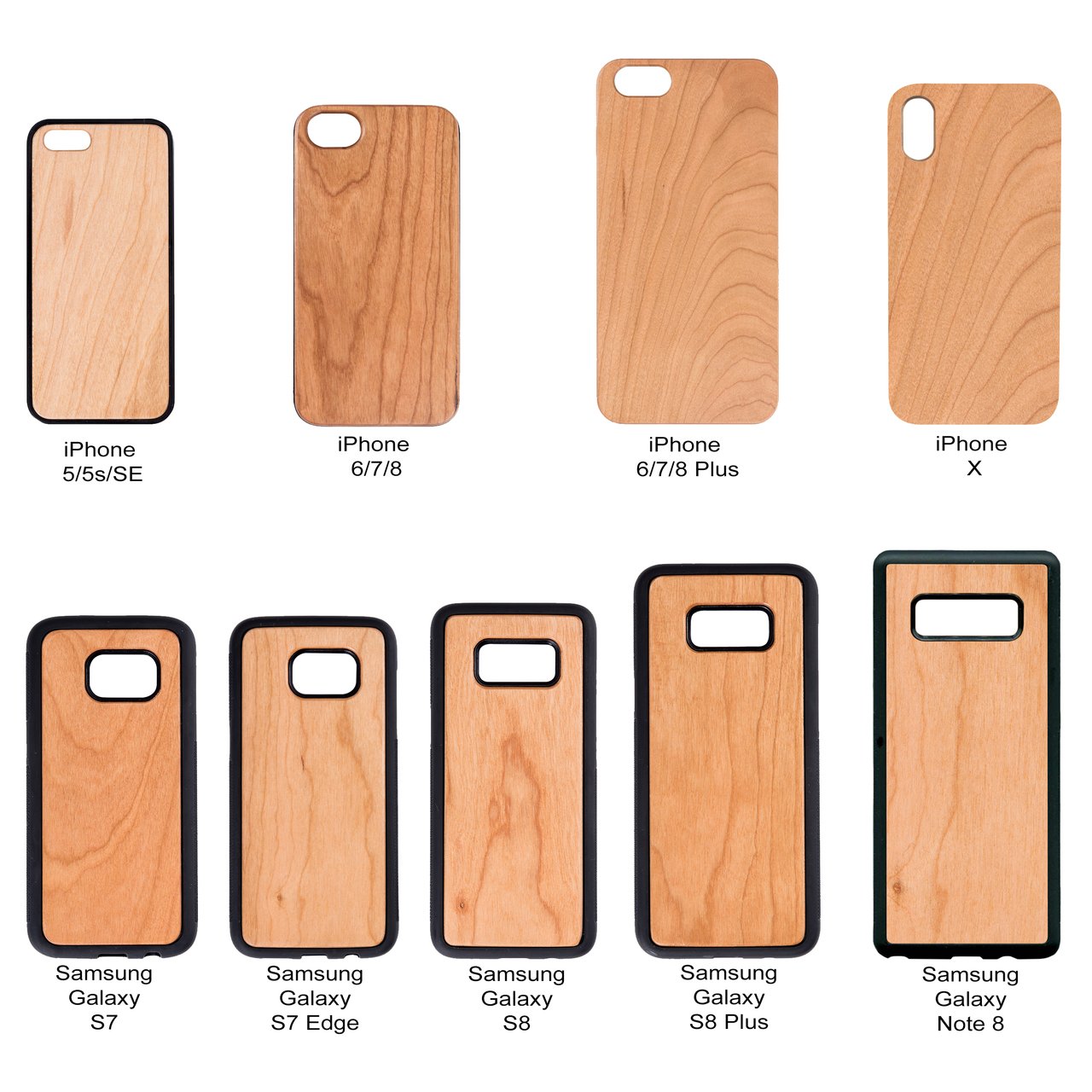 Airplane Window UV Color Printed phone case showcasing vibrant design and natural wood finish.