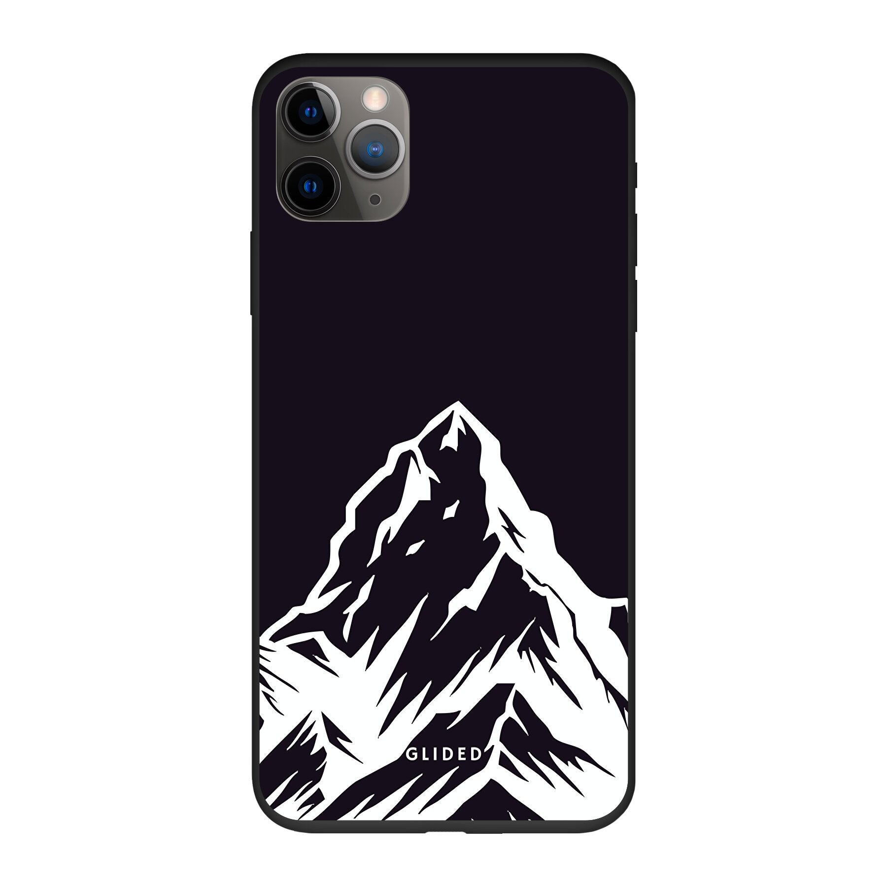 Alpine Adventure iPhone 11 Pro Handyhülle mit majestätischen Berggipfeln und Tälern, ideal für Naturfreunde.