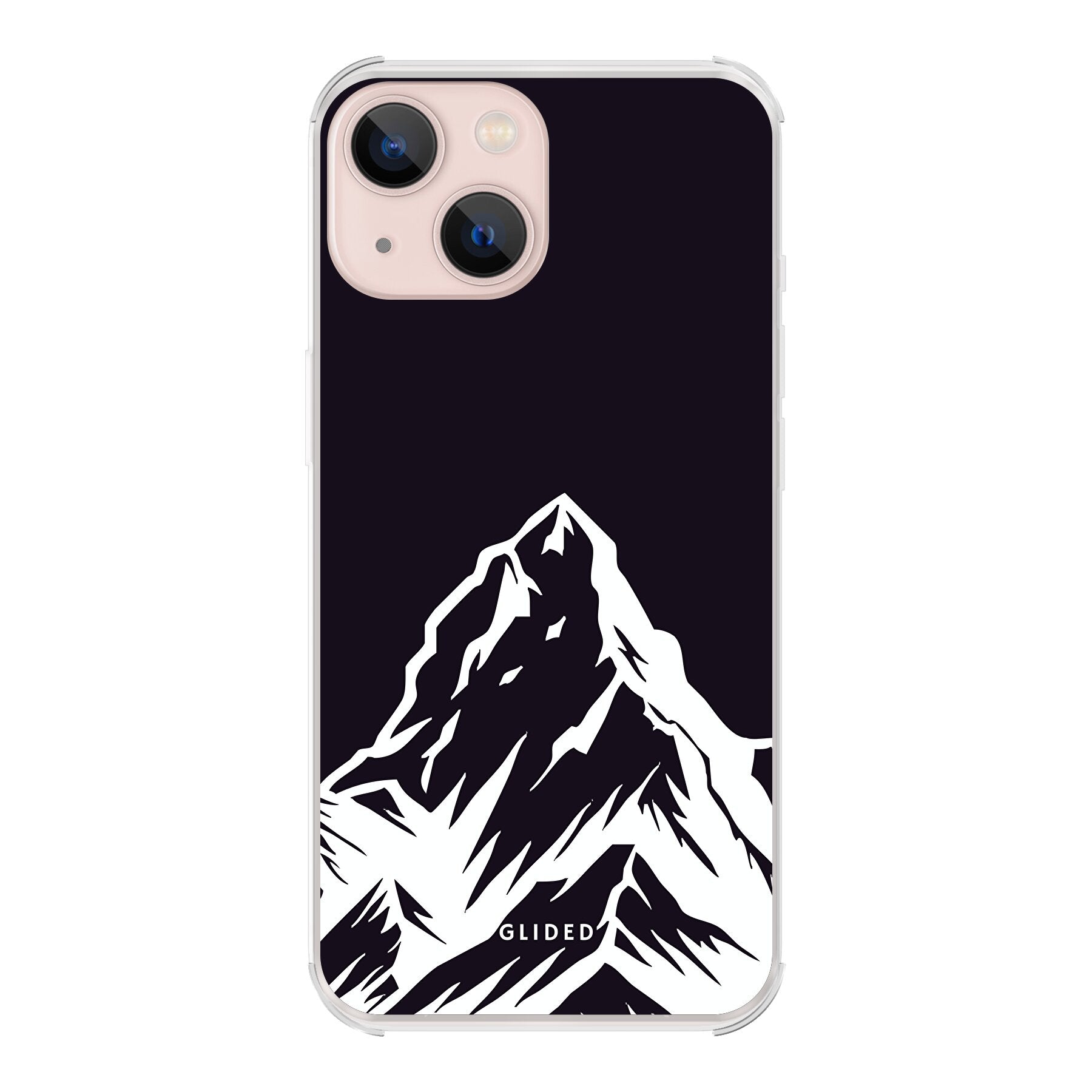 Alpine Adventure Handyhülle für iPhone 13 mit majestätischen Berggipfeln und Tälern, ideal für Naturfreunde.