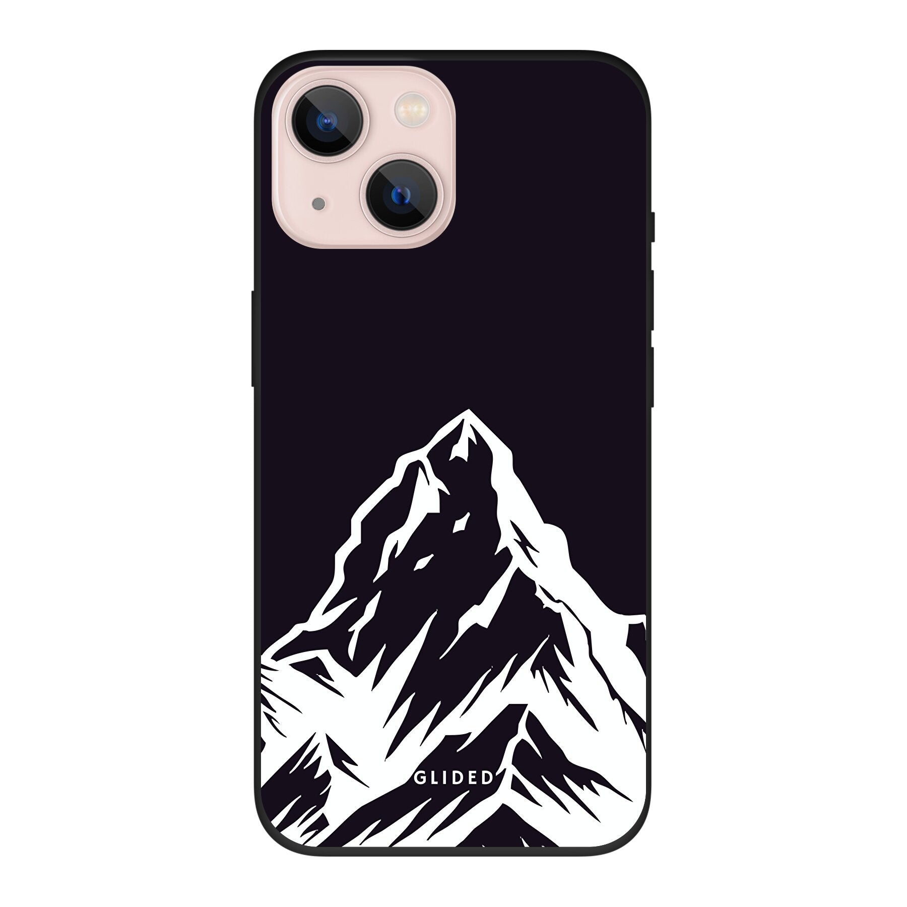 Alpine Adventure Handyhülle für iPhone 13 mit majestätischen Berggipfeln und Tälern, ideal für Naturfreunde.