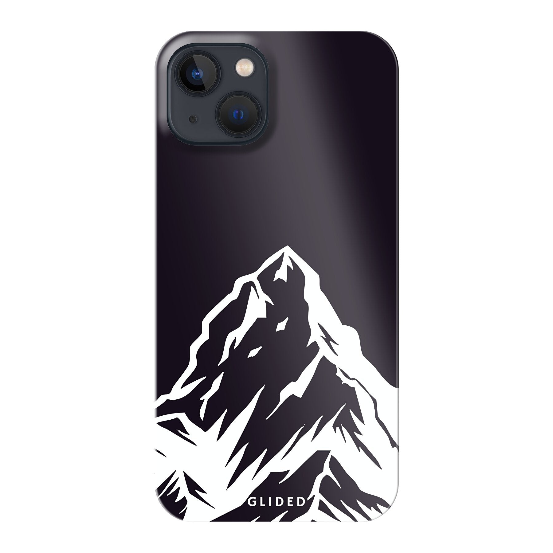 Alpine Adventure Handyhülle für iPhone 13 mit majestätischen Berggipfeln und Tälern, ideal für Naturfreunde.