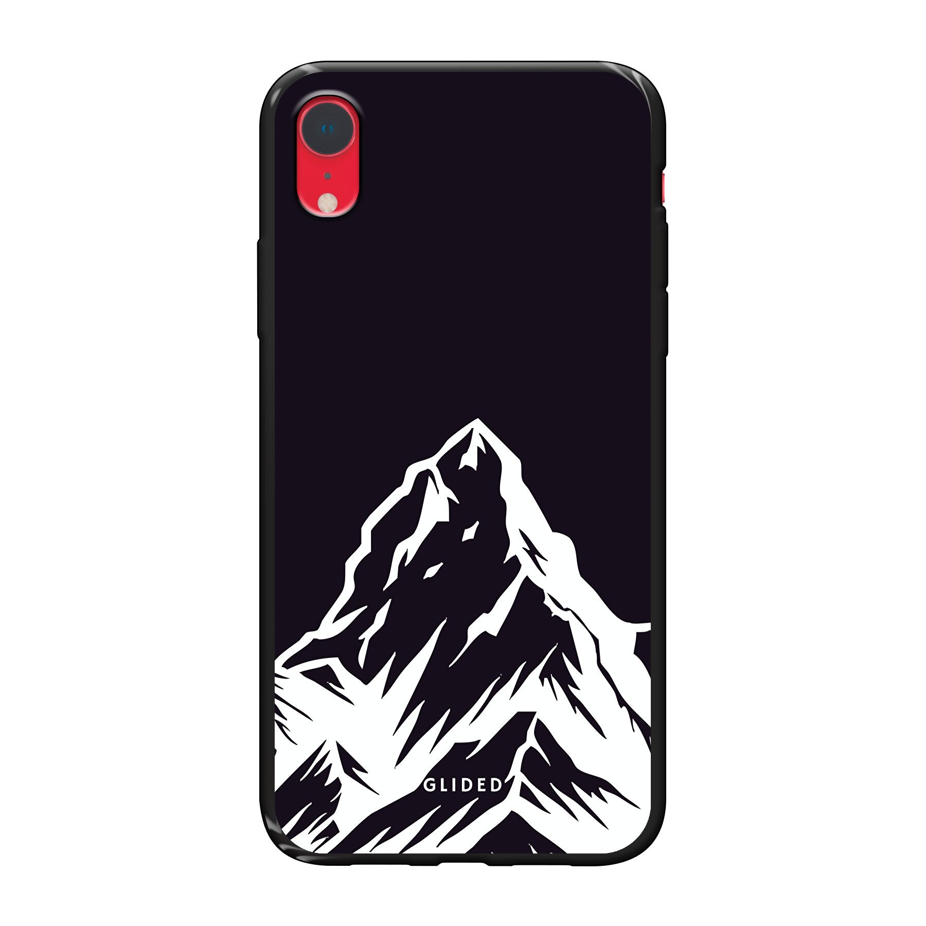 Alpine Adventure iPhone XR Handyhülle mit majestätischen Berggipfeln und Tälern, ideal für Naturliebhaber.