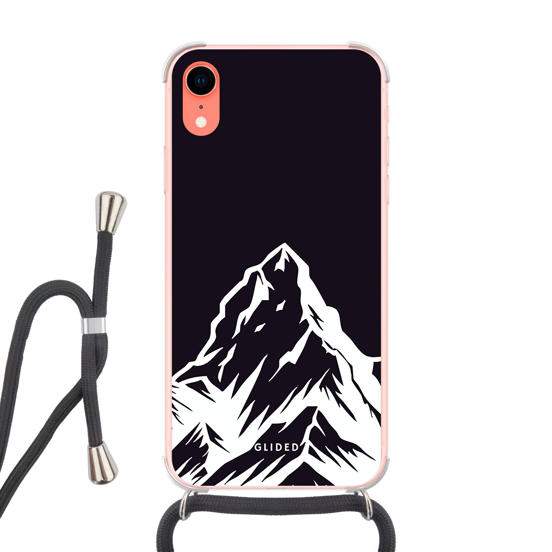 Alpine Adventure iPhone XR Handyhülle mit majestätischen Berggipfeln und Tälern, ideal für Naturliebhaber.