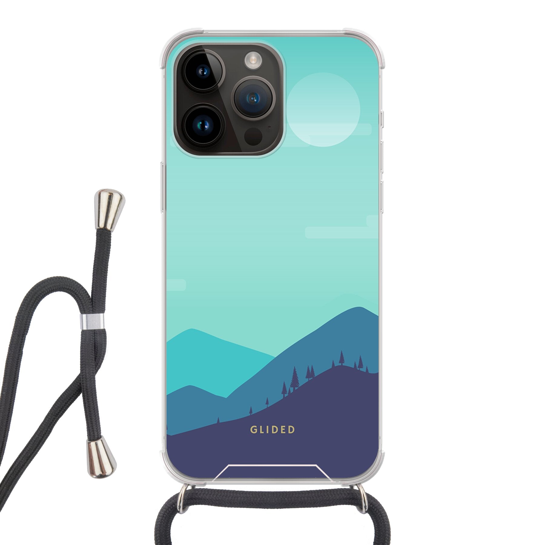 Die 'Alpine' iPhone 14 Pro Max Handyhülle mit einzigartigem Bergdesign, bietet Schutz und Stil für dein Smartphone.