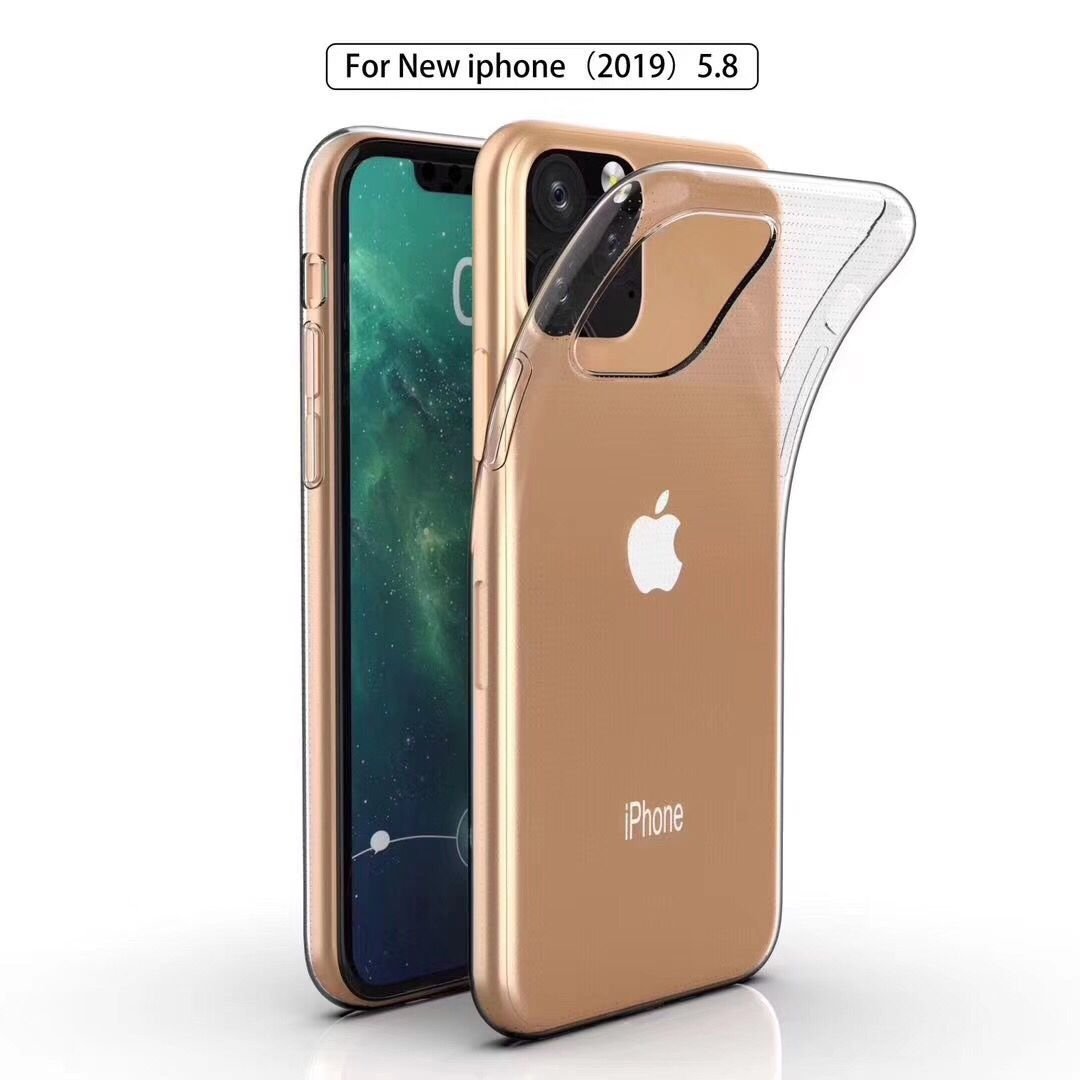 AMZER Ultra Slim TPU Soft Protective Case for iPhone 11 Pro Max, showcasing its clear design and flexible material.