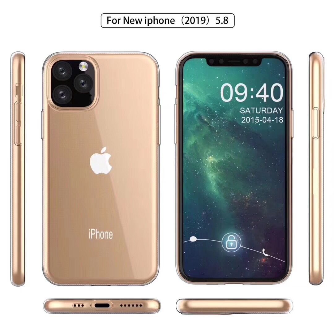 AMZER Ultra Slim TPU Soft Protective Case for iPhone 11 Pro Max, showcasing its clear design and flexible material.