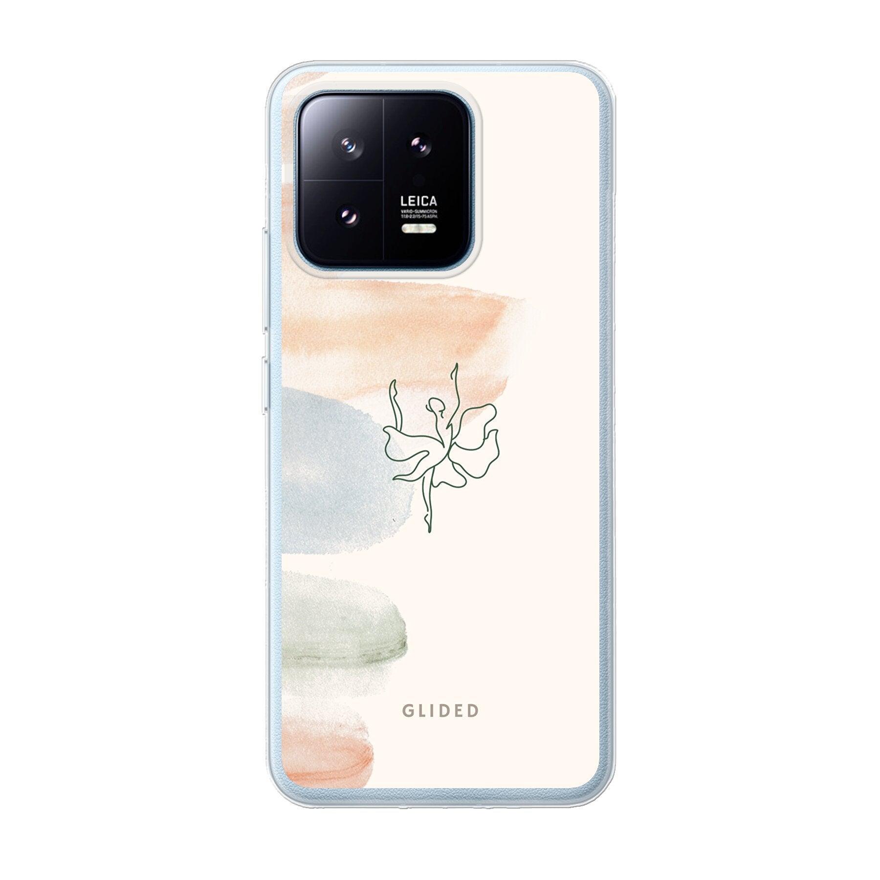 Aquarelle Handyhülle für Xiaomi 13 Pro mit pastellfarbenem Design und Ballerina-Motiv, bietet stilvollen Schutz und Eleganz.