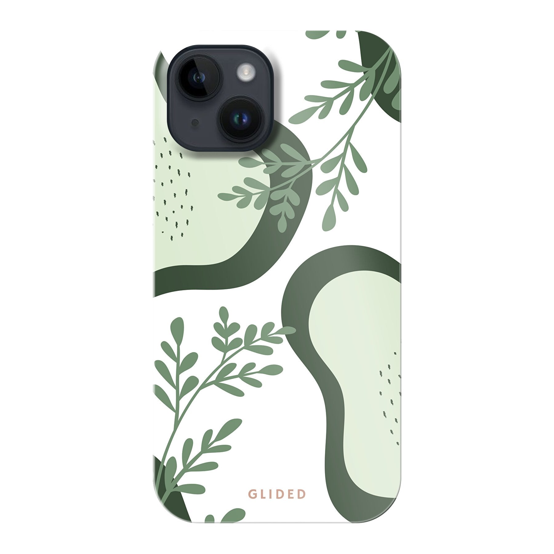 Farbenfrohe Avocado Handyhülle für iPhone 15 mit abstraktem Design und lebendigen Avokados.