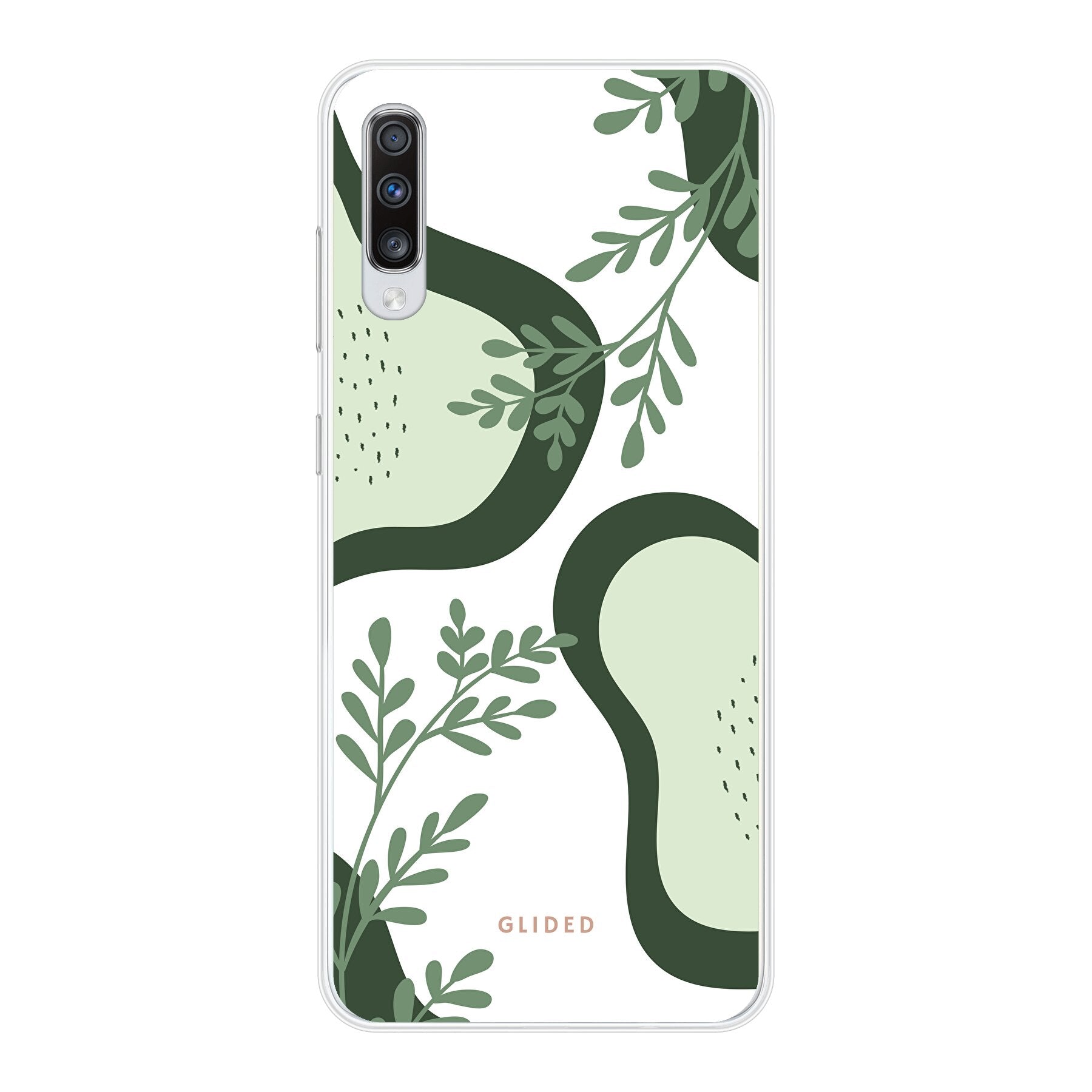 Avocado Handyhülle für Samsung Galaxy A70 mit buntem, abstraktem Avocado-Design, idealer Schutz und stilvolles Accessoire.