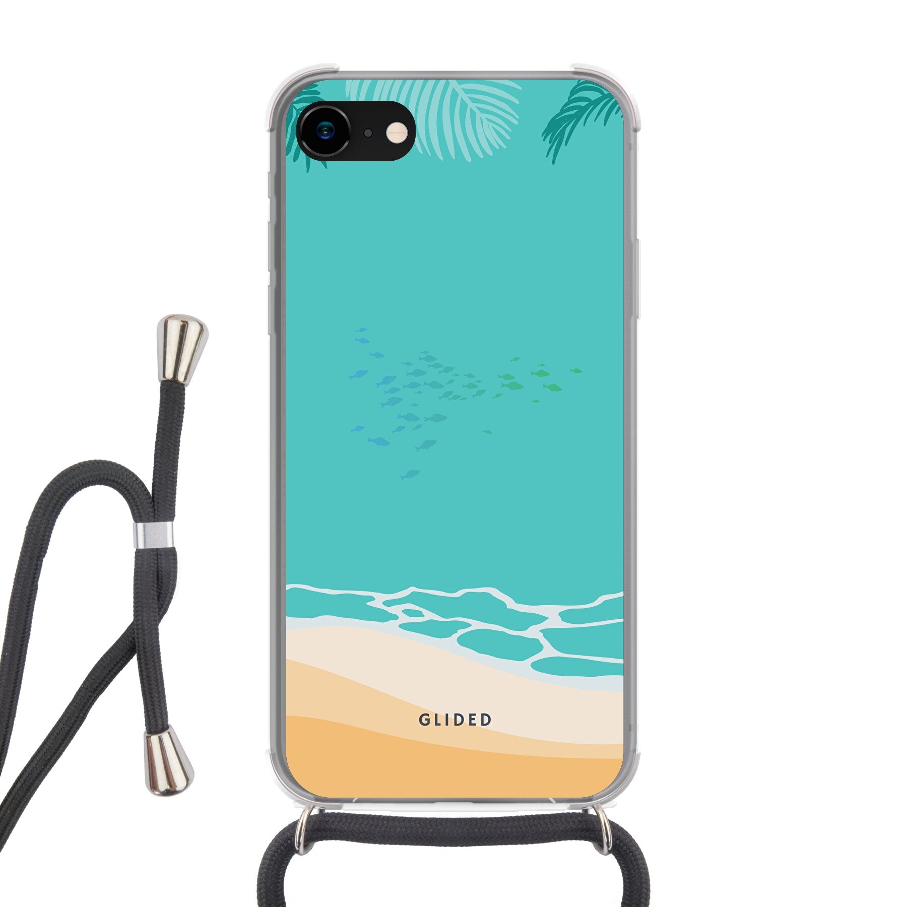 Beachy iPhone 7 Handyhülle mit einzigartigem Stranddesign, idealer Schutz und schlankes Profil.