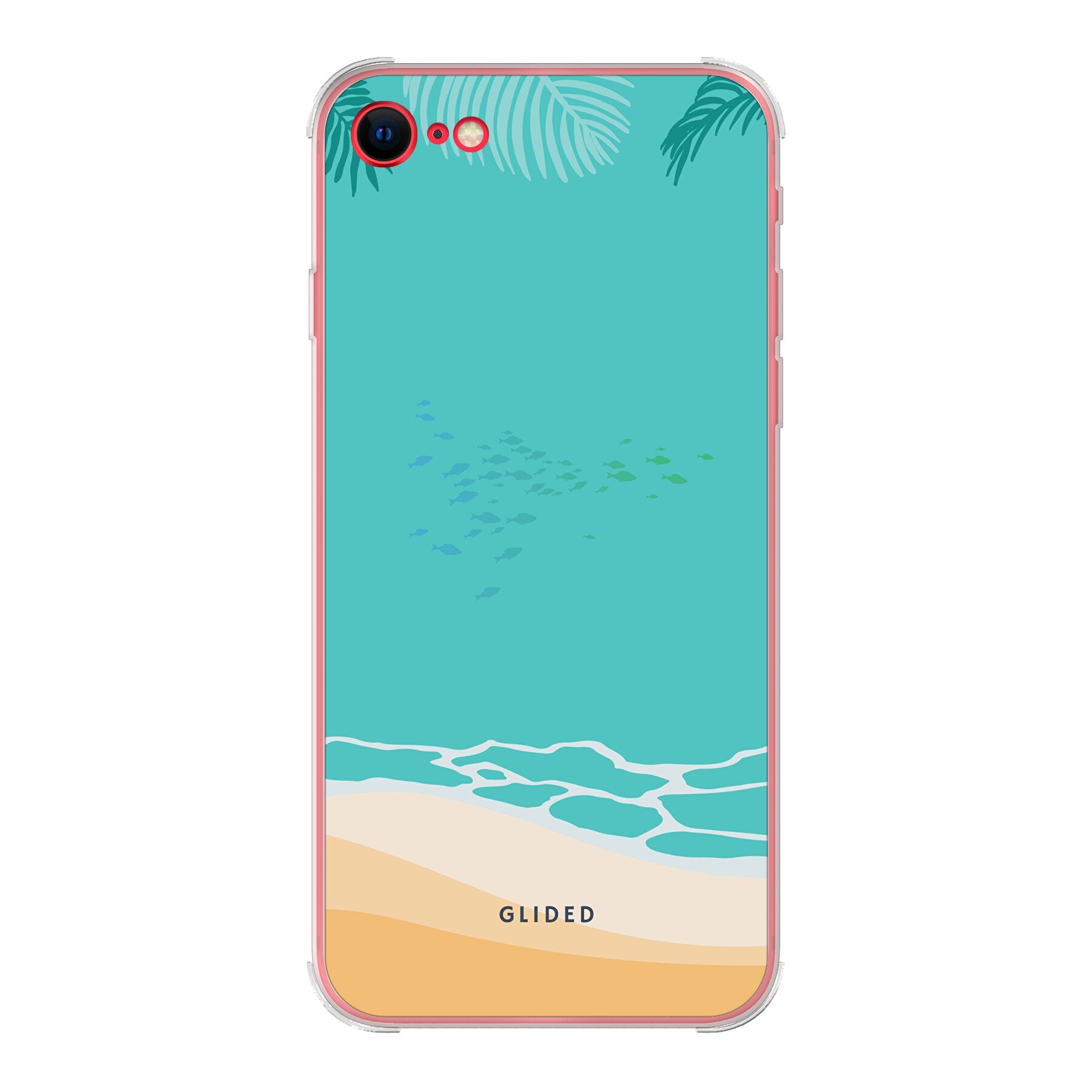 Beachy iPhone 7 Handyhülle mit einzigartigem Stranddesign, idealer Schutz und schlankes Profil.