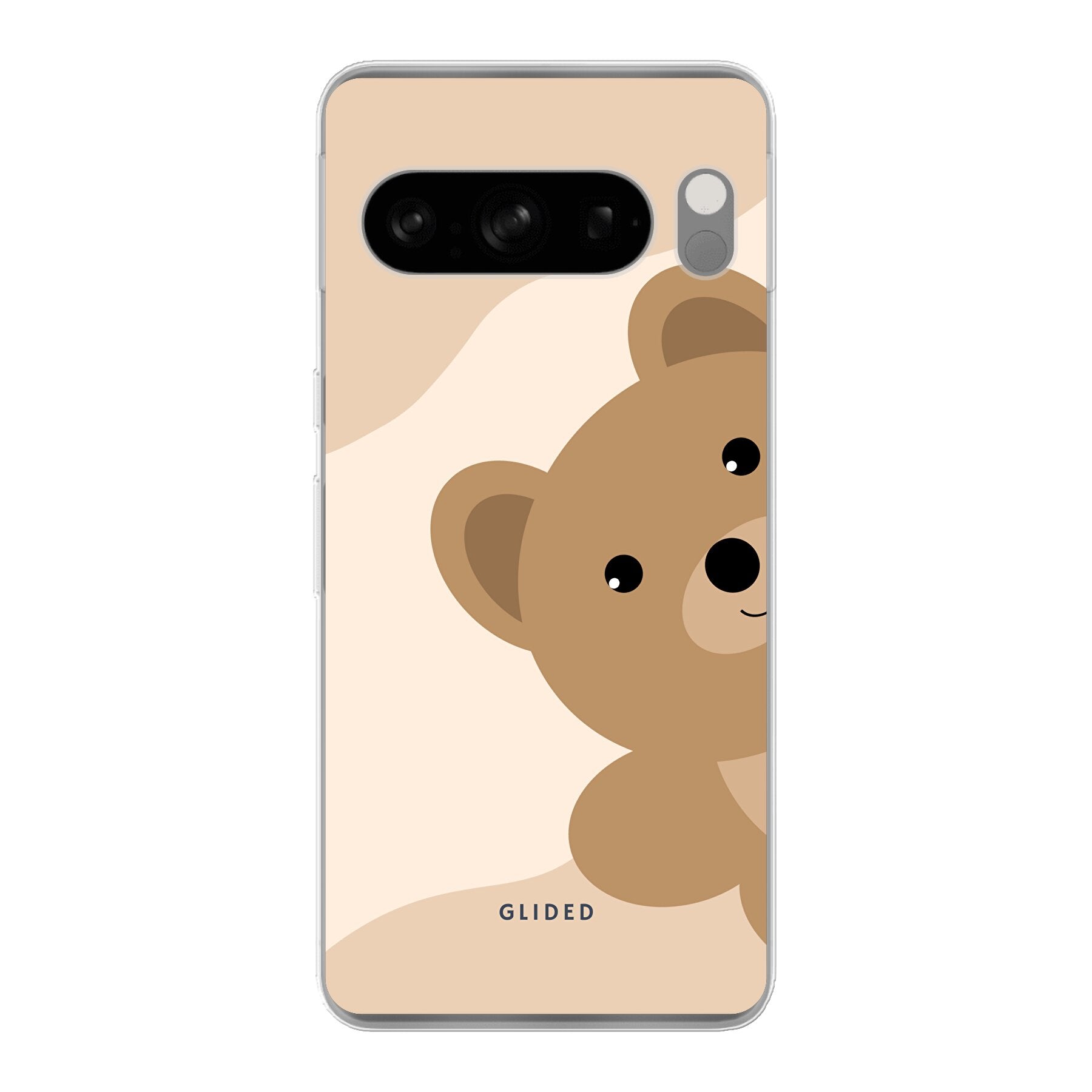 BearLove Handyhülle für Google Pixel 8 Pro mit süßem Bärenmotiv, bietet Schutz und Stil.