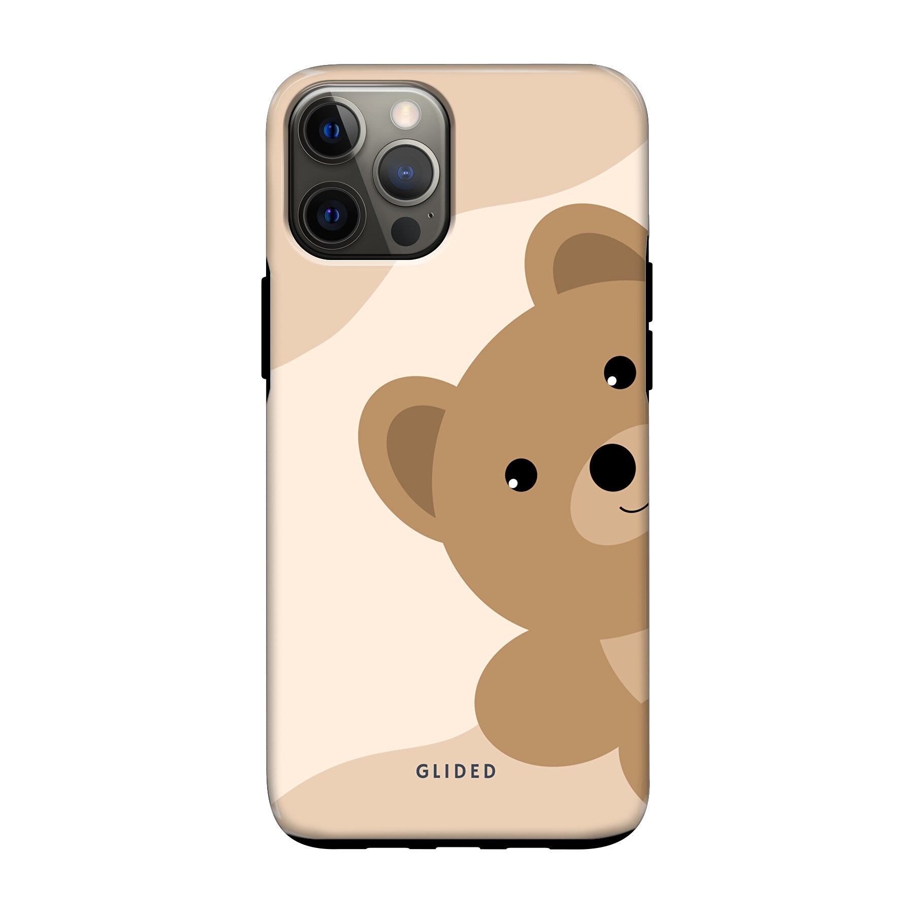 BearLove iPhone 12 Handyhülle mit süßem Bärendesign, bietet Schutz und Stil.