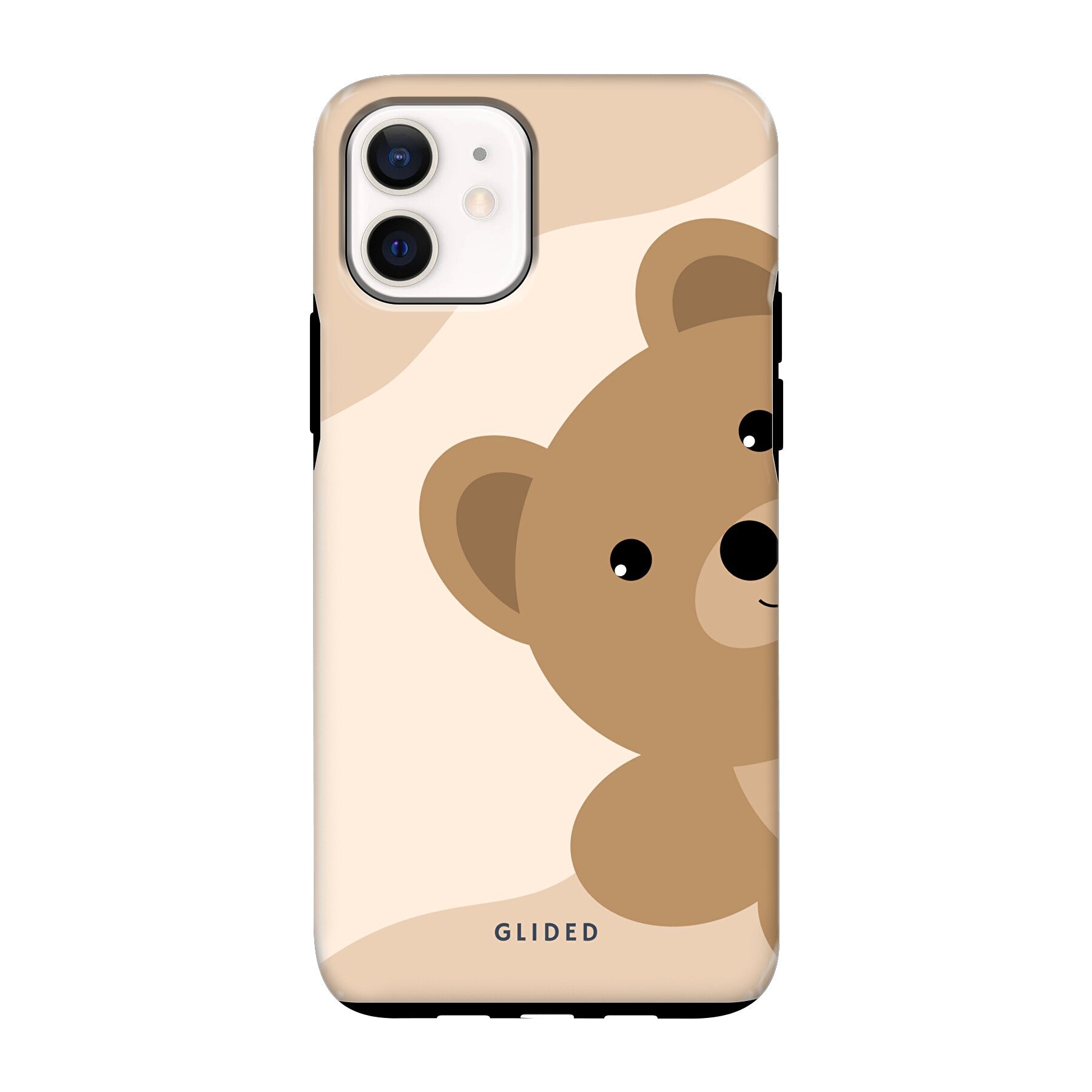 BearLove iPhone 12 mini Handyhülle mit süßem Bärenmotiv, idealer Schutz und stilvolles Design.