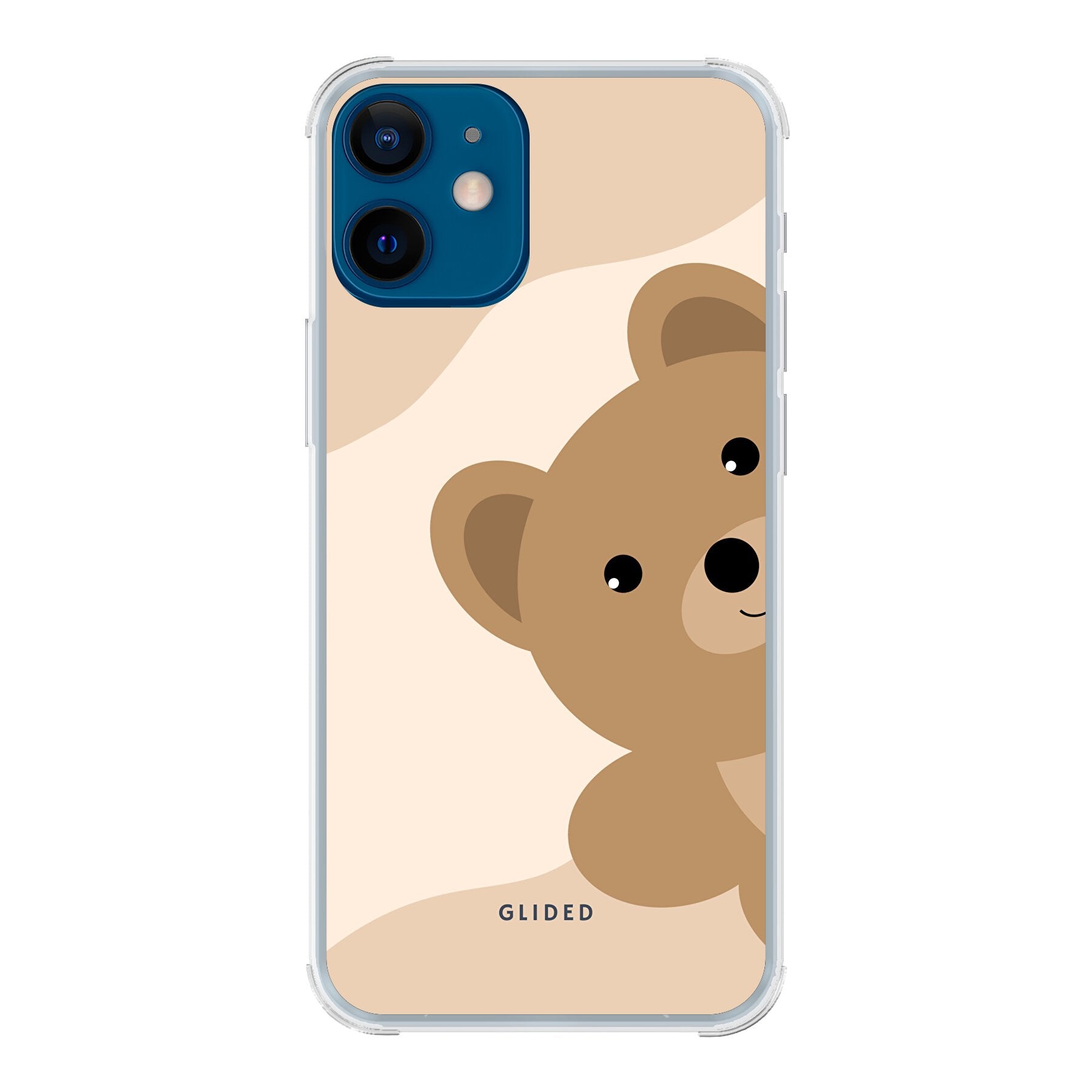 BearLove iPhone 12 mini Handyhülle mit süßem Bärenmotiv, idealer Schutz und stilvolles Design.