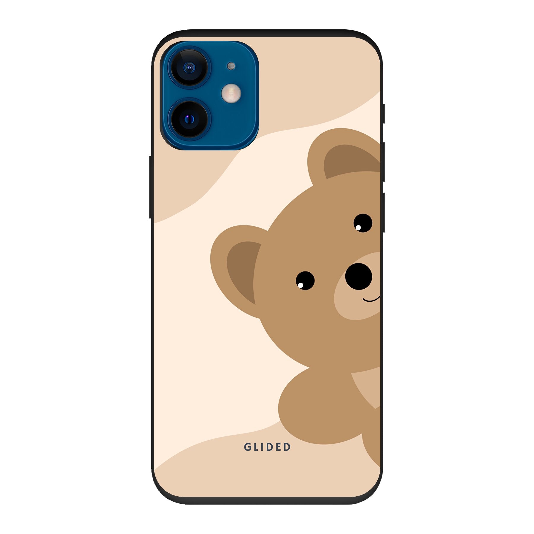 BearLove iPhone 12 mini Handyhülle mit süßem Bärenmotiv, idealer Schutz und stilvolles Design.