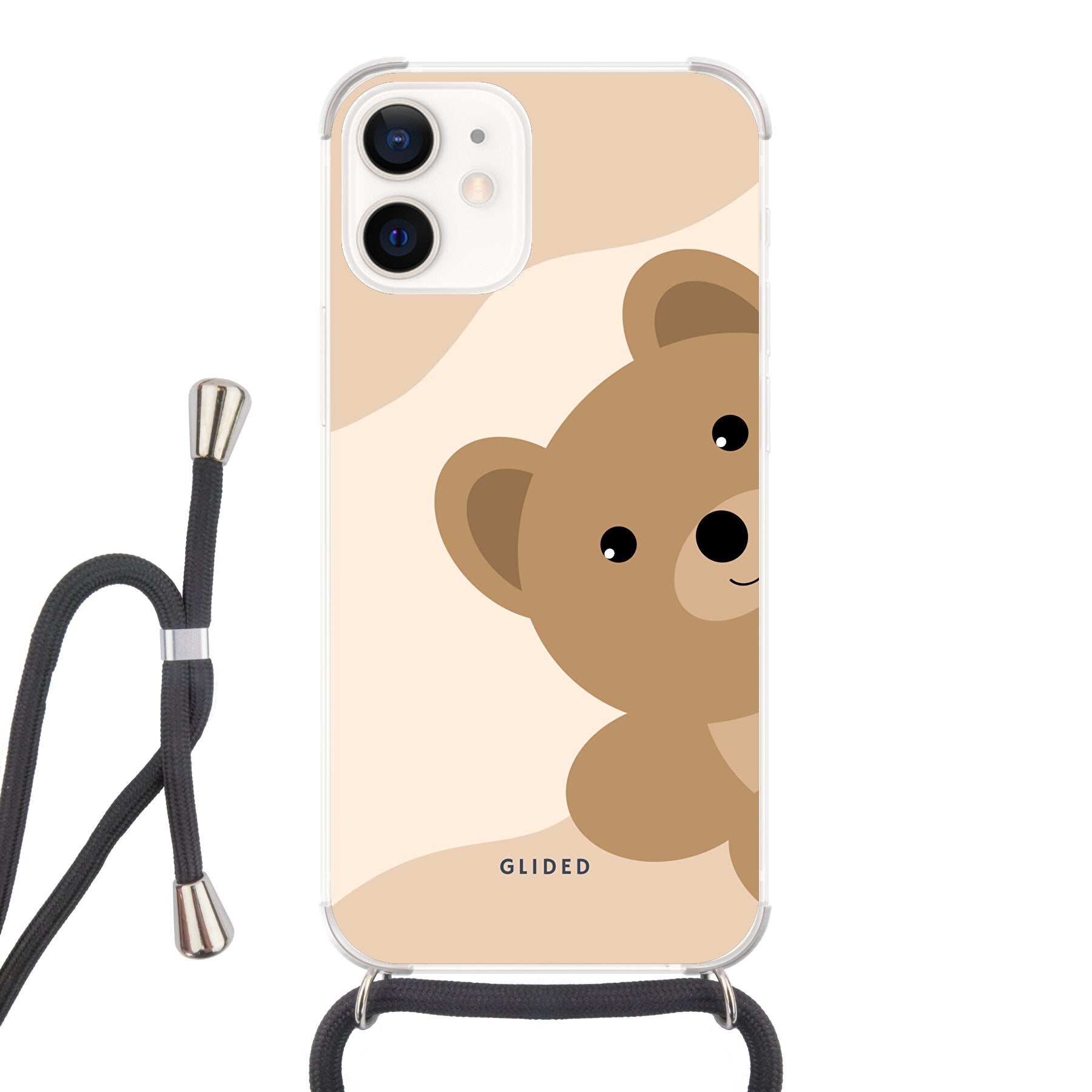 BearLove iPhone 12 mini Handyhülle mit süßem Bärenmotiv, idealer Schutz und stilvolles Design.