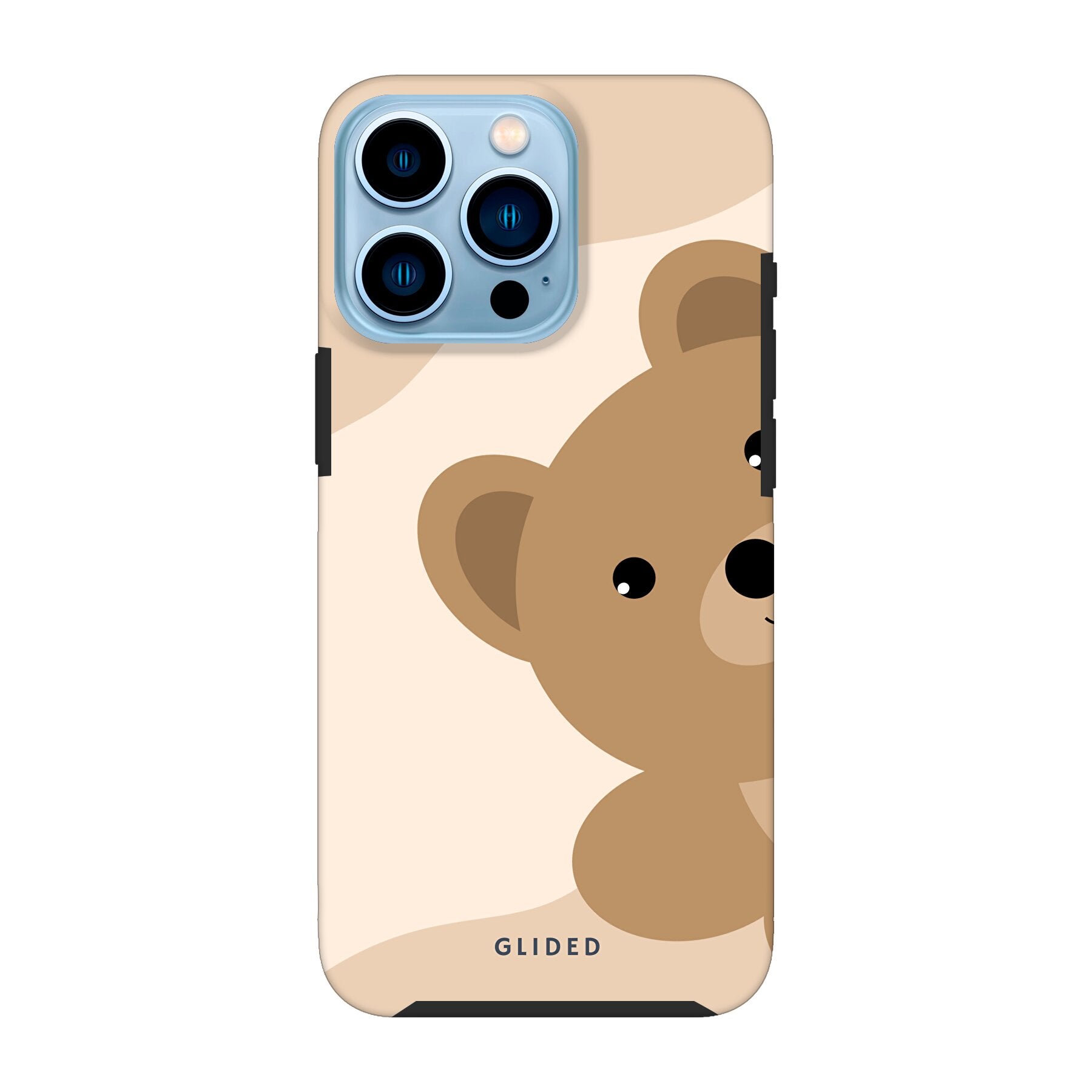 BearLove iPhone 13 Pro Max Handyhülle mit süßem Bärendesign, idealer Schutz und präzisen Aussparungen.