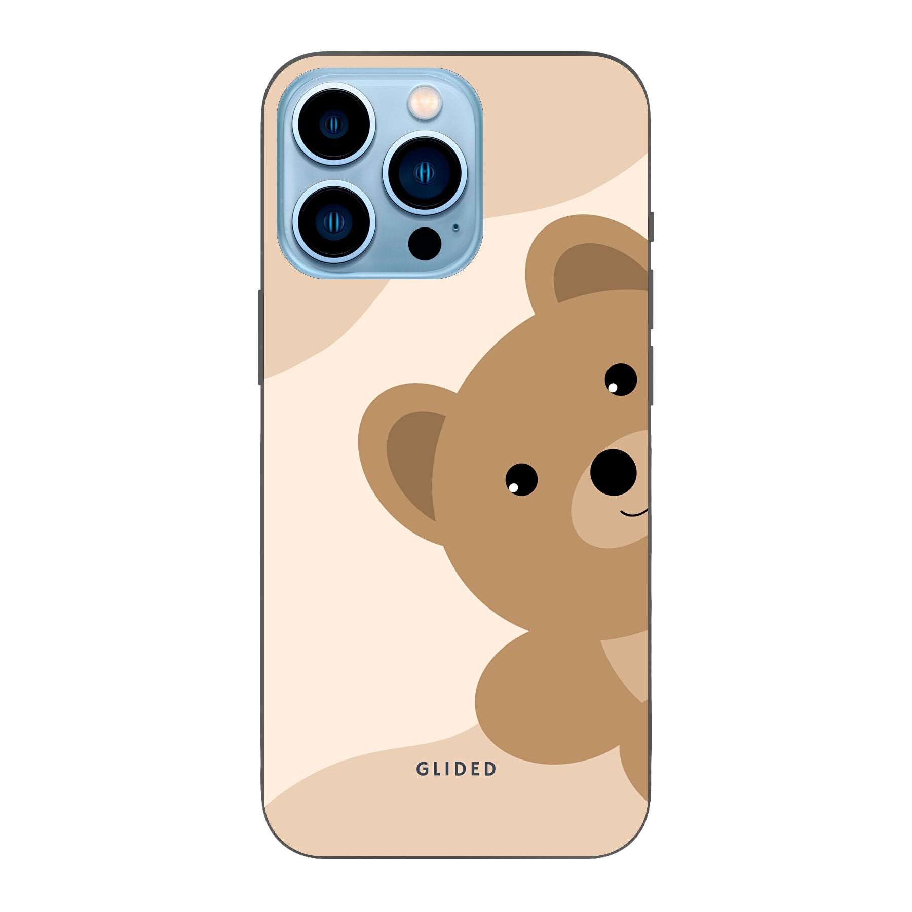 BearLove iPhone 13 Pro Max Handyhülle mit süßem Bärendesign, idealer Schutz und präzisen Aussparungen.