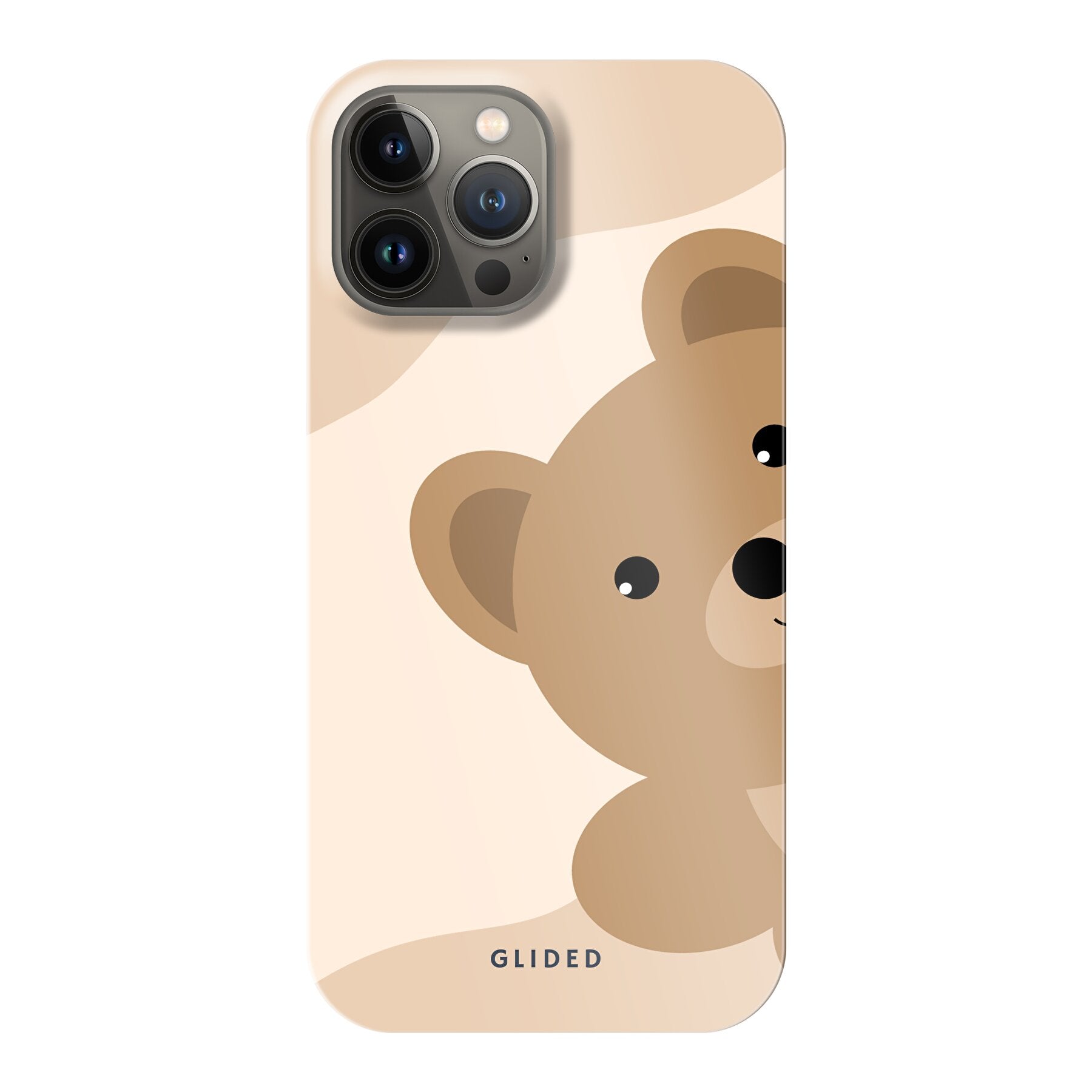 BearLove iPhone 13 Pro Max Handyhülle mit süßem Bärendesign, idealer Schutz und präzisen Aussparungen.